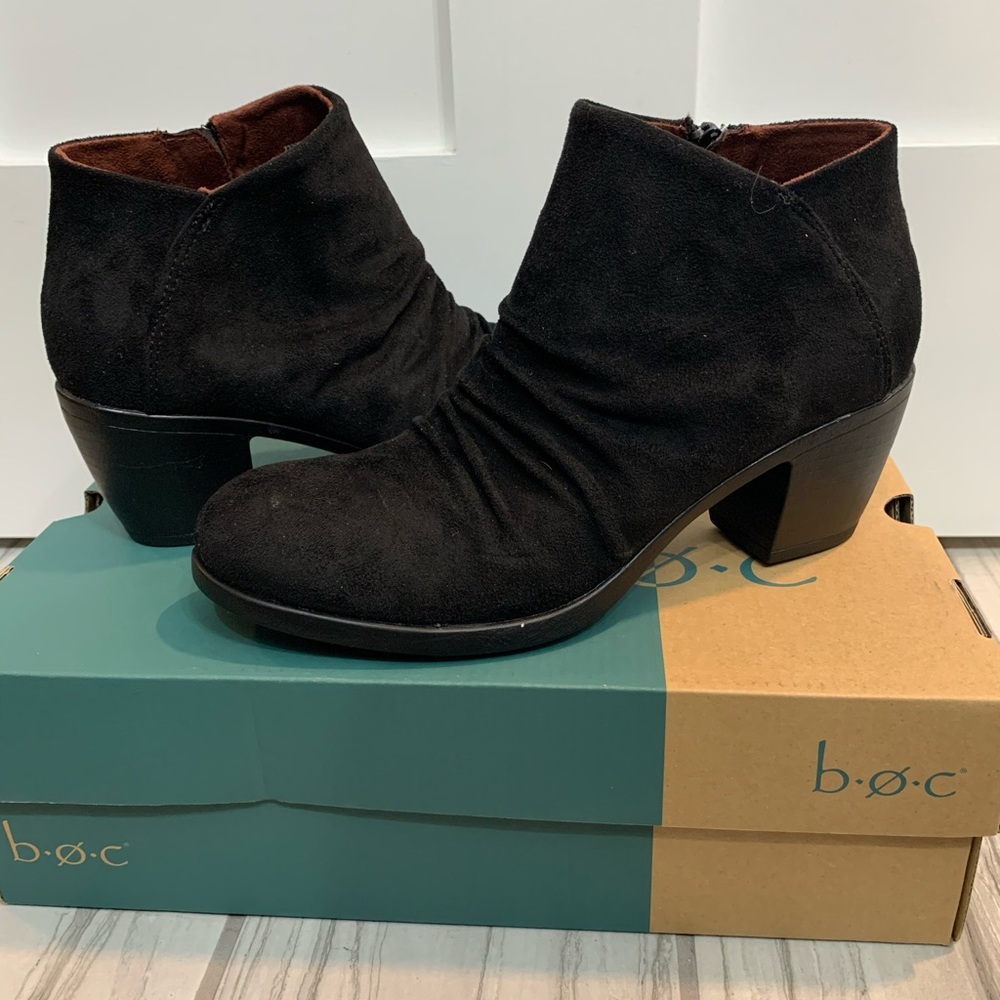 Suede booties